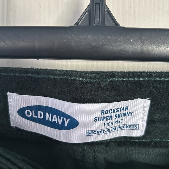 NWT Old Navy High rise rockstar super skinny velvet pants size 0 - Picture 4 of 6
